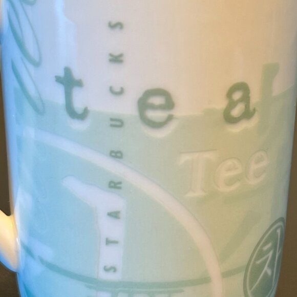 Vintage STARBUCKS COFFEE CO Asian Inspired Tea Teh Tee Porcelain Cup Mug 1998 - Picture 4 of 12